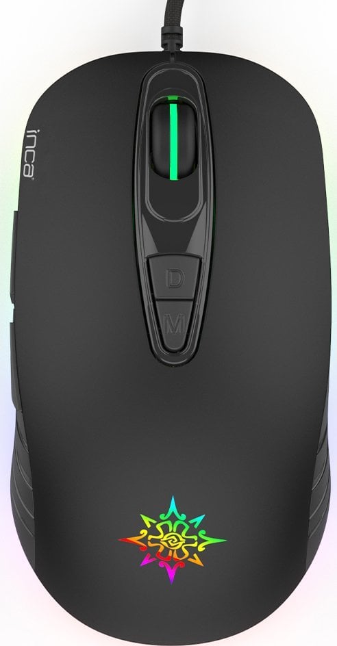 Mysz Inca INCA Gaming Maus IMG-348 3200 DPI, RGB, 7 Tasten, USB, SW retail