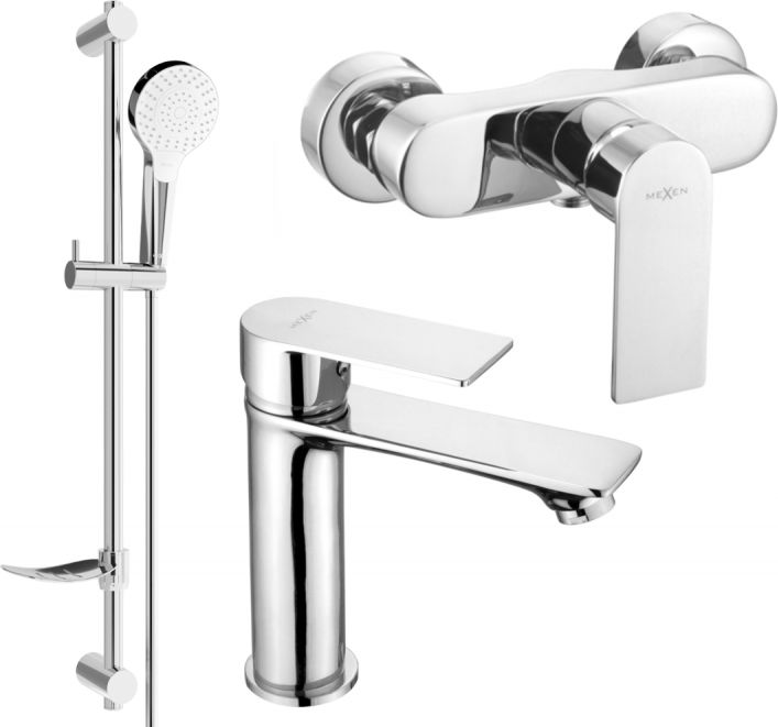 Mexen Mexen Royo DF05 zestaw prysznicowy, chrom - 72204DF05-00