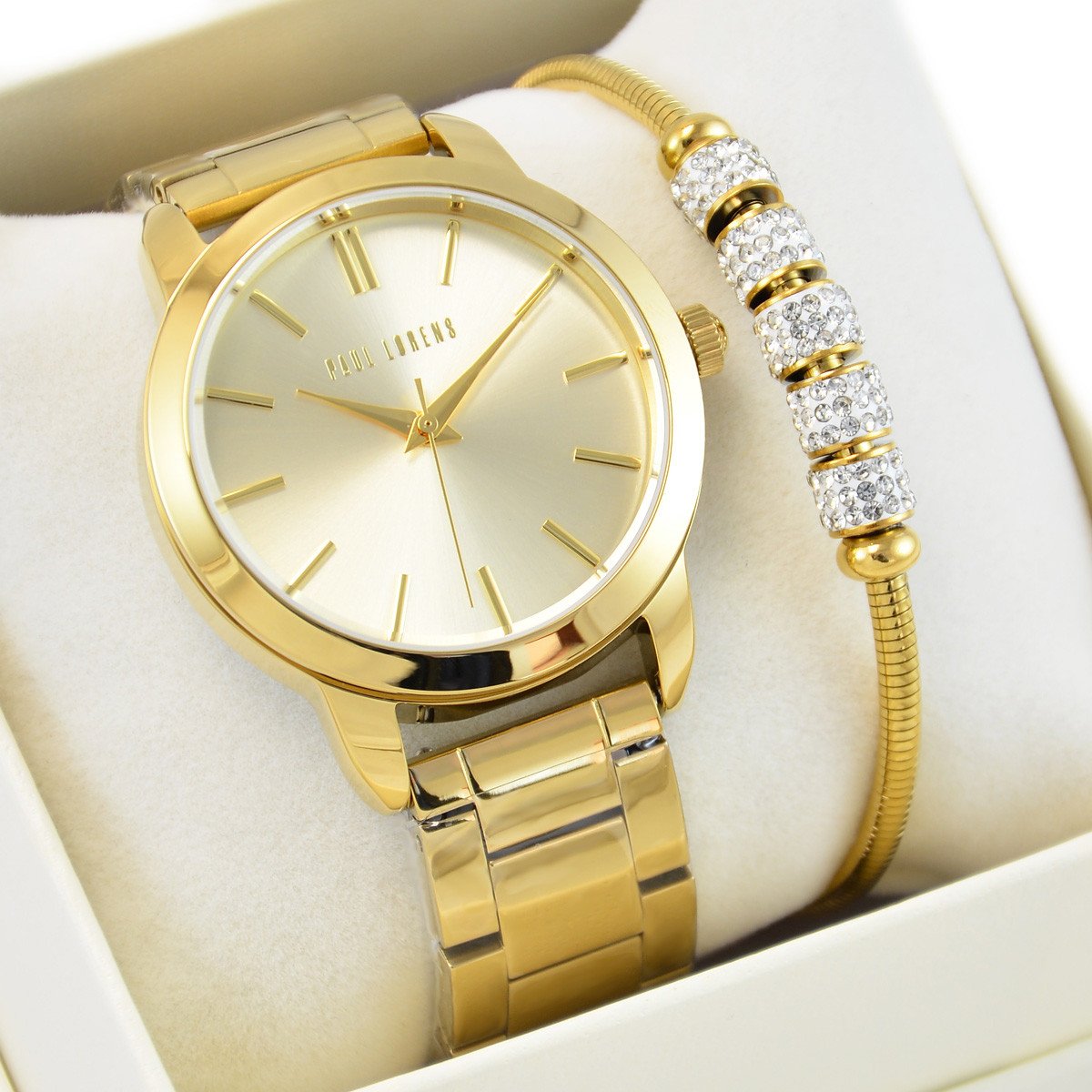 Zestaw damski zegarek Paul Lorens STIVA 4D1 + bransoletka