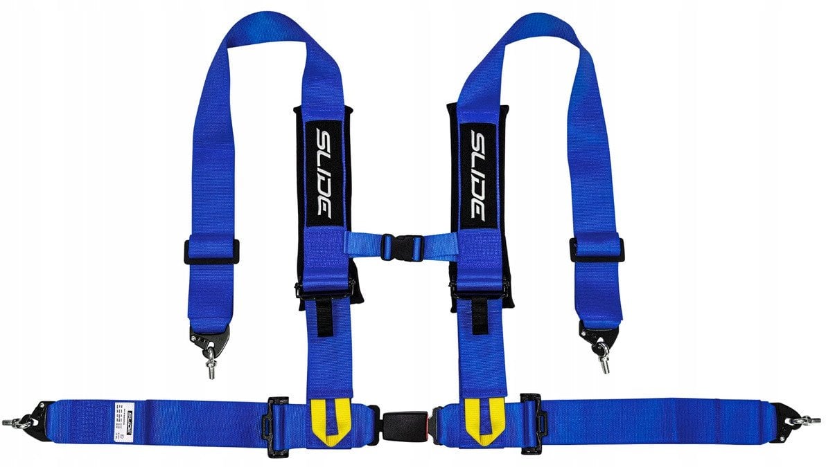 Pasy sportowe Slide V2 Ciemno Niebieskie 4P 3" E4