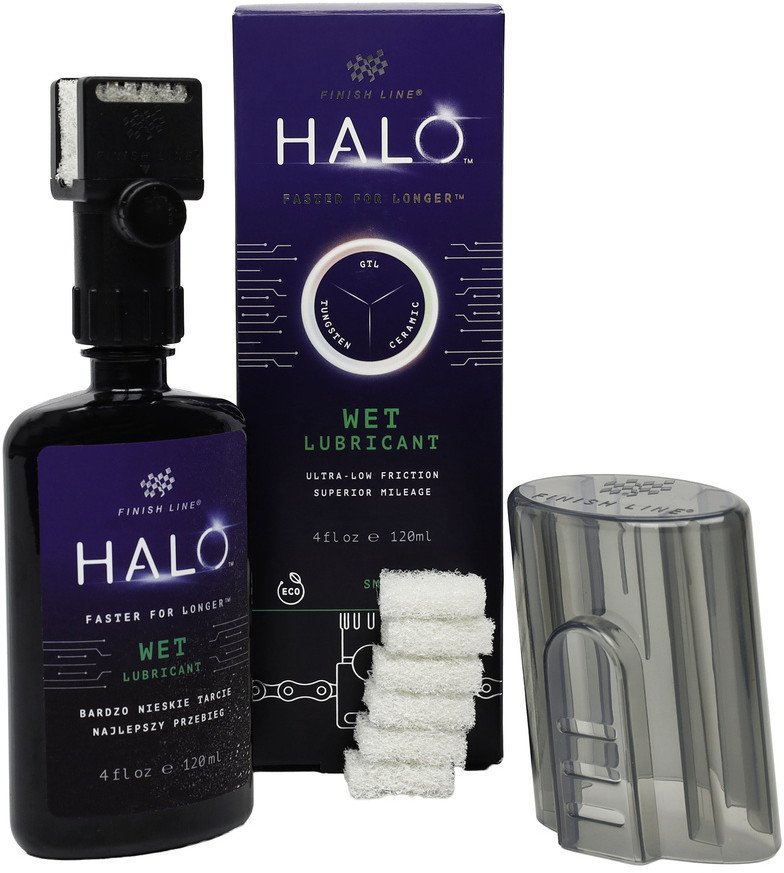 Olej do łańcucha Finish Line Halo Wet 120ml + Smart Luber