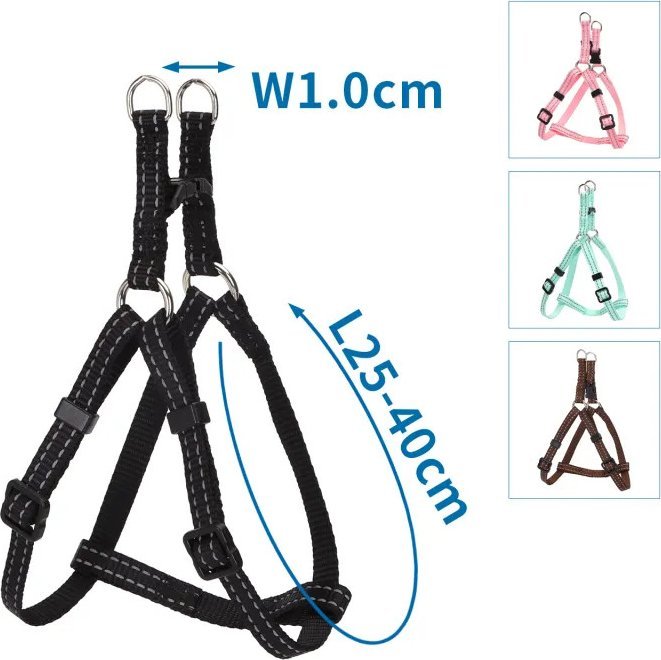 Nobleza Odblaskowa uprząż z imitacji nylonu dla psa Odblaskowa uprząż z imitacji nylonu dla psa