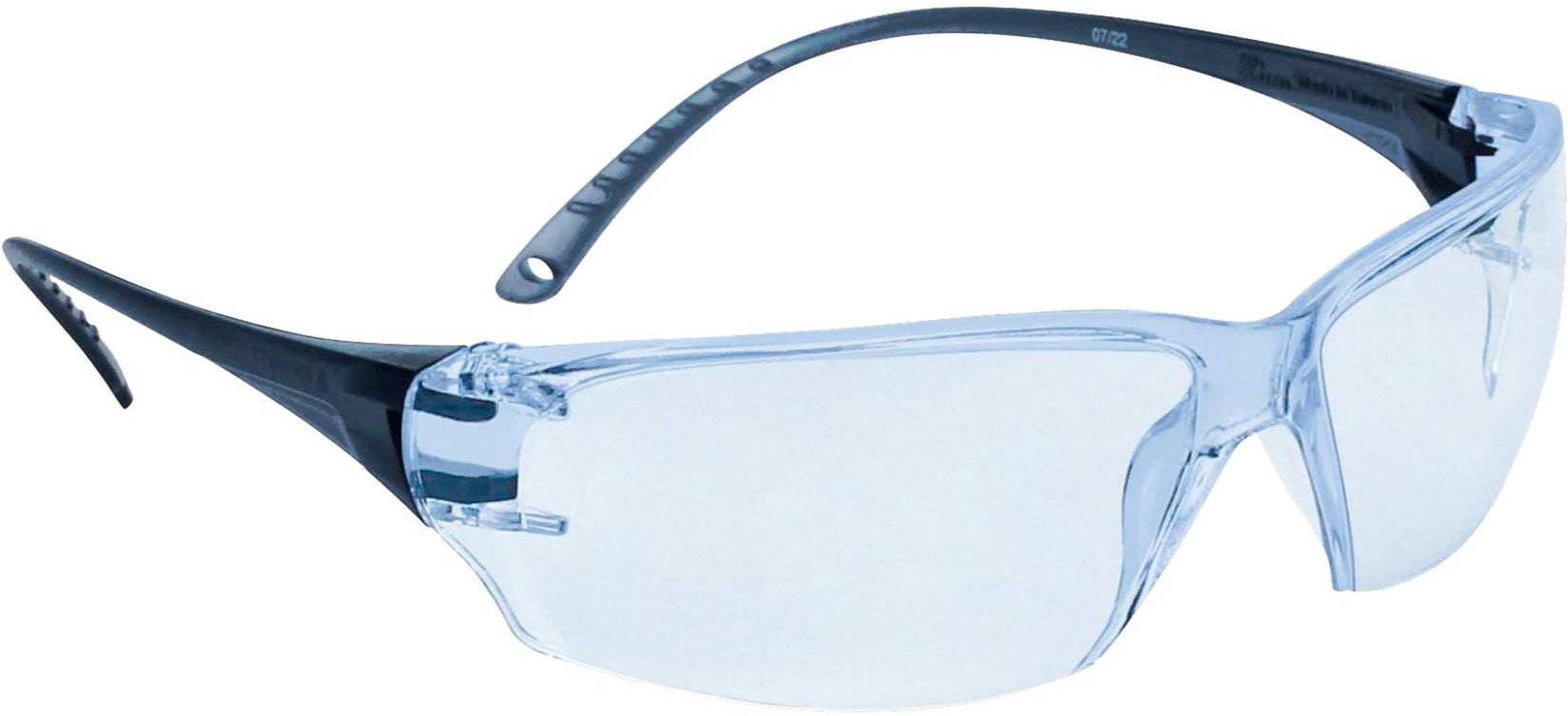 MILO DETECTABLE - JEDNOCZĘŚCIOWE OKULARY Z POLIWĘGLANU LEKKIE 18g UV400 DetectSpecs BLUE DLA PRZEMYSŁU SPOŻYWCZEGO