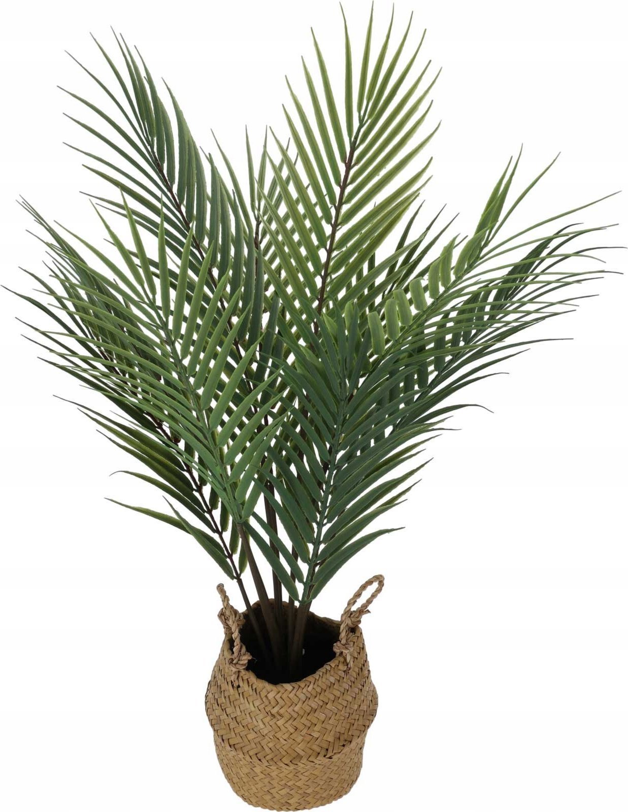 Sztuczna roślina palma w koszyku, 64 cm
