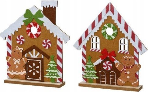 Figurka Kaemingk Domek z piernika figurka świąteczna 33,5 x 30 x 6 cm