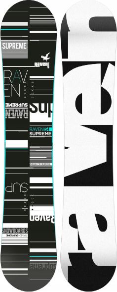 RAVEN Deska Raven SUPREME Black/Green 2019