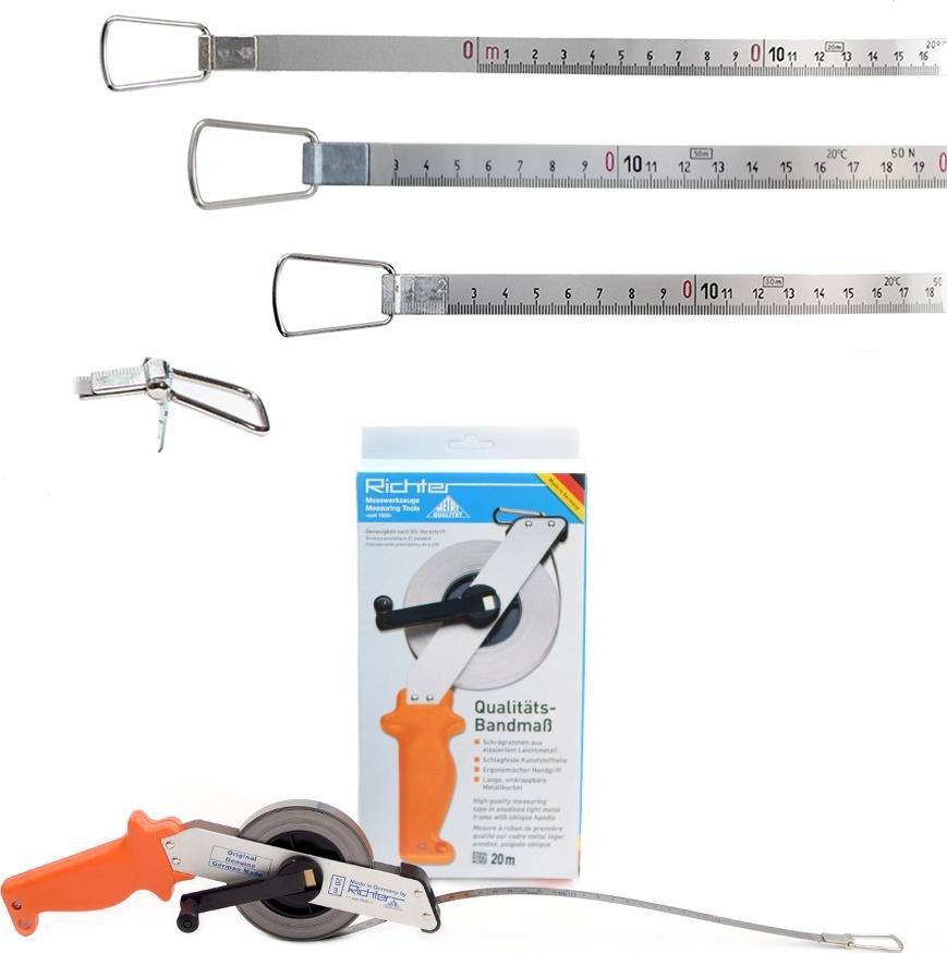 Richter Ruletka stalowa chromoniklowana RICHTER 474SR 20m