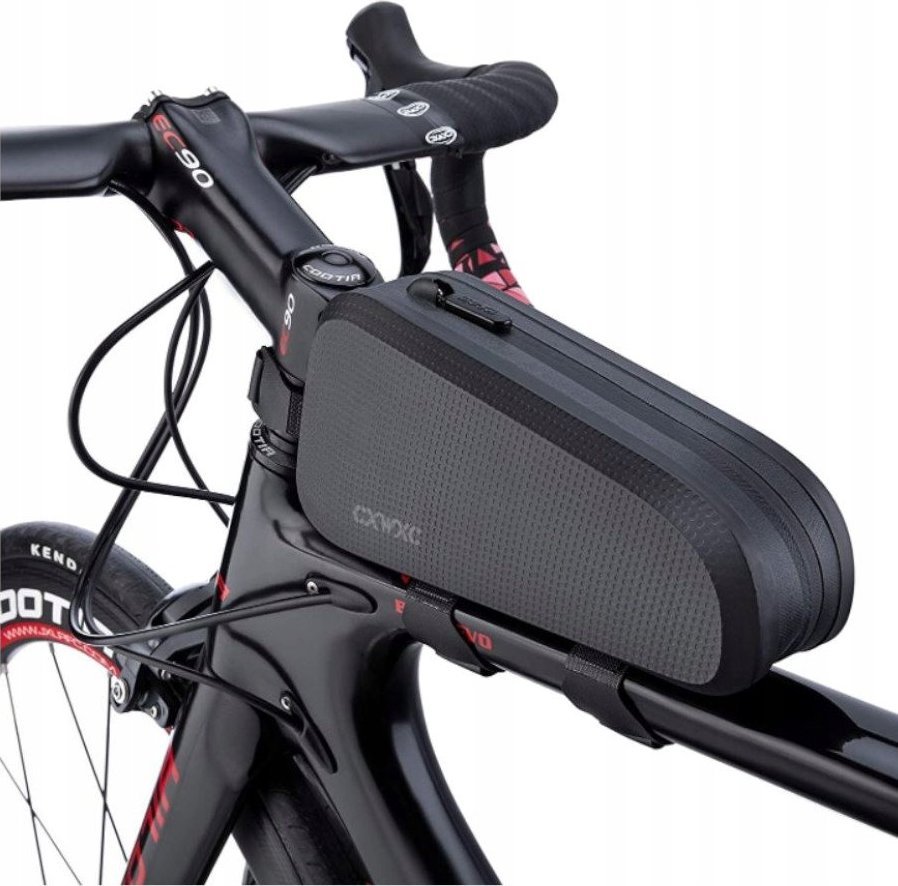Sakwa Rowerowa Torba Na Rower Na Ramę Wodoodporna czarna