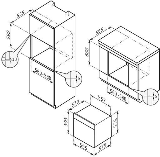 Pyramis Piekarnik PO78042009PIX