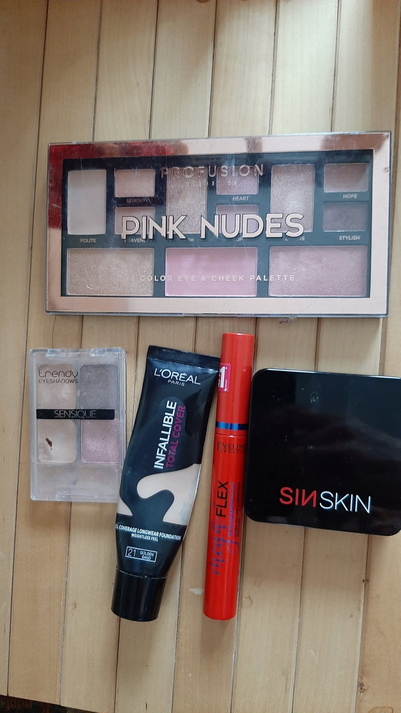 ProFusion Profusion, Mini Artistry, Eyeshadow Palette, Pink Nudes, 1.5 g For Women