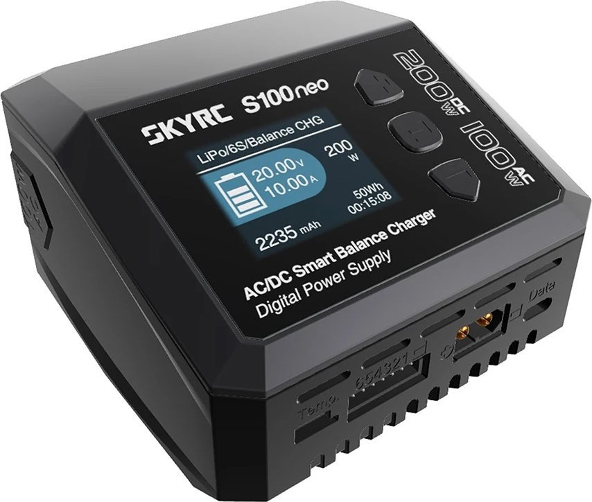 SkyRC SkyRC S100 neo ładowarka AC/DC 100W/200W 12A 6S LiPo/LiFe/LiIon/LiHV