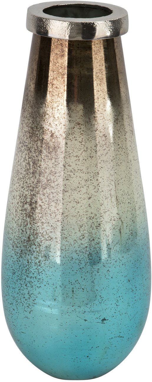 Wazon szklany malowany wysoki 38,5 cm