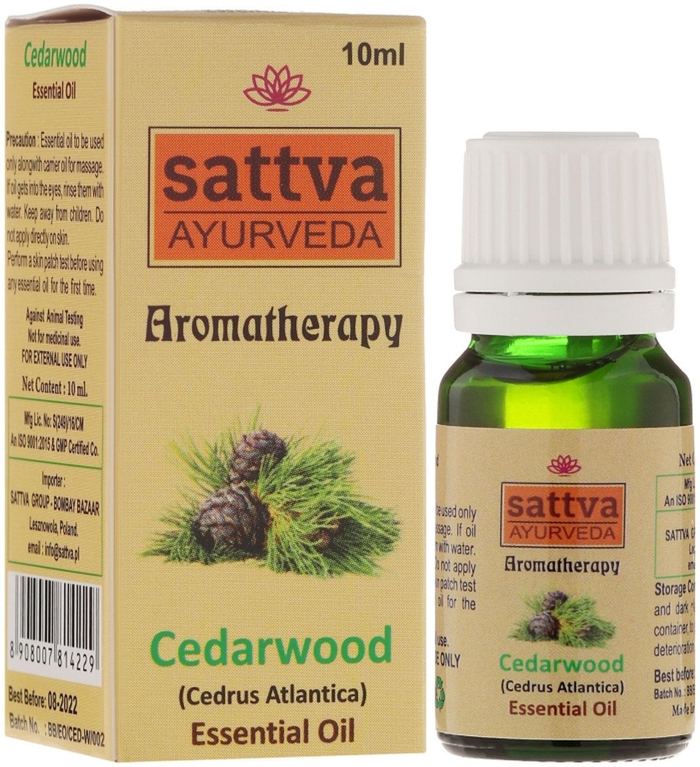 Sattva Aromatherapy Essential Oil Aromatherapy Olejek Eteryczny Drzewo Cedrowe 10ml