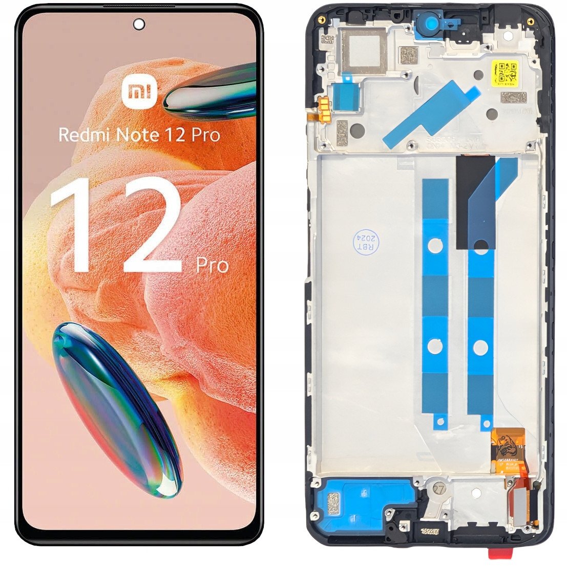 WYŚWIETLACZ LCD DO XIAOMI REDMI NOTE 12 PRO 4G DUŻY OLED RAMKA 2209116AG