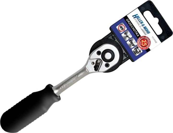 Dedra Grzechotka 1/4"", 45T, CRV 6140, prosta jedno-mater.uchwyt