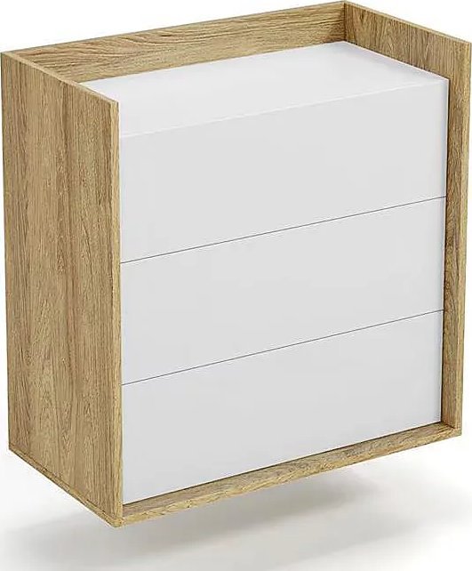 Elior Komoda modułowa hikora + biel alpejska - Horizonte 4X