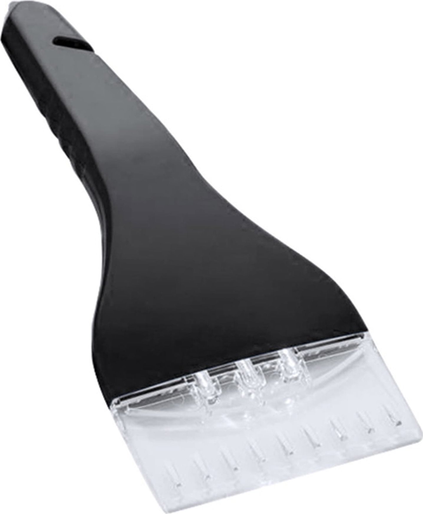 Neutralle Drapak do szyb z LED czarna, plastikowy, z oświetleniem LED, EOL