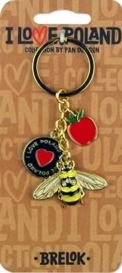 Breloczek Pan Dragon Brelok I love Poland Polska ILP-BRE-E-PL-11