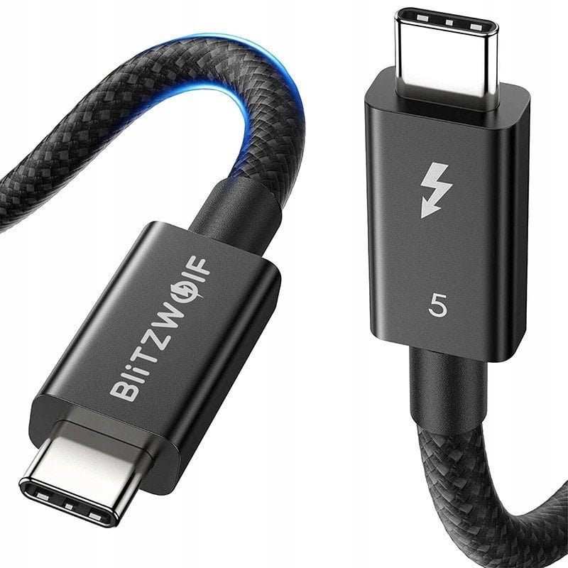 Kabel USB-C / USB-C BlitzWolf BW-HDC8 240W 0.5m (czarny)