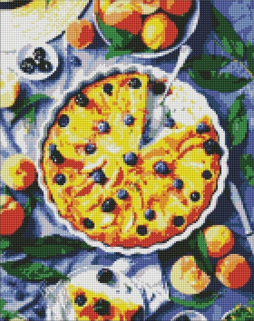 Ideyka Diamentowa mozaika - Brzoskwiniowa pokusa 40x50cm