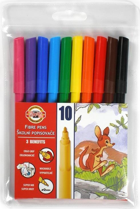 Koh-i-noor Flamastry 10kol. 771002/AJ04 KOH- I-NOOR