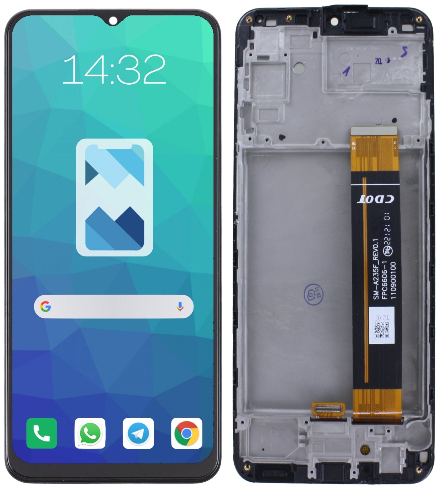 Wyświetlacz LCD Ekran do Samsung A23 4G Ramka