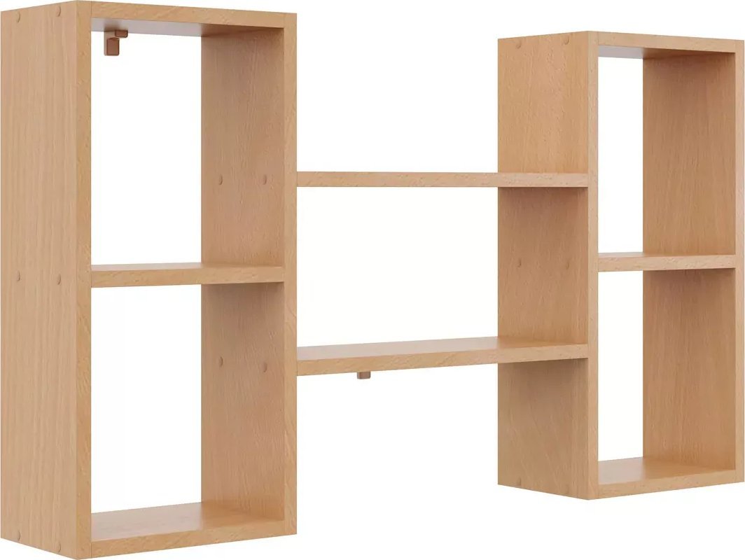 Elior Minimalistyczna półka wisząca w kolorze buk - Calmo 2X