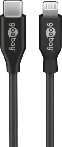 Kabel USB Goobay USB-C - Lightning 1 m Czarny (JAB-4780411)