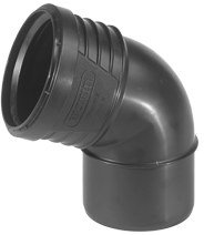 Wavin Kolano 160/30ST, SITECH+ czarny (3067723)