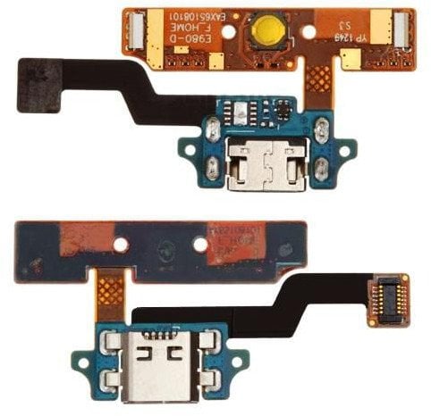 CoreParts MSPP71904, USB port cable, LG, Optimus G Pro E980, Black, 40 mm, 100 mm