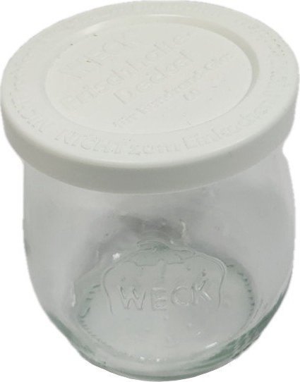 Wamar-Sosenka Zestaw Słoików WECK Pojemność 220 ml średnica 60mm 6 sztuk + Plastikowe wieka