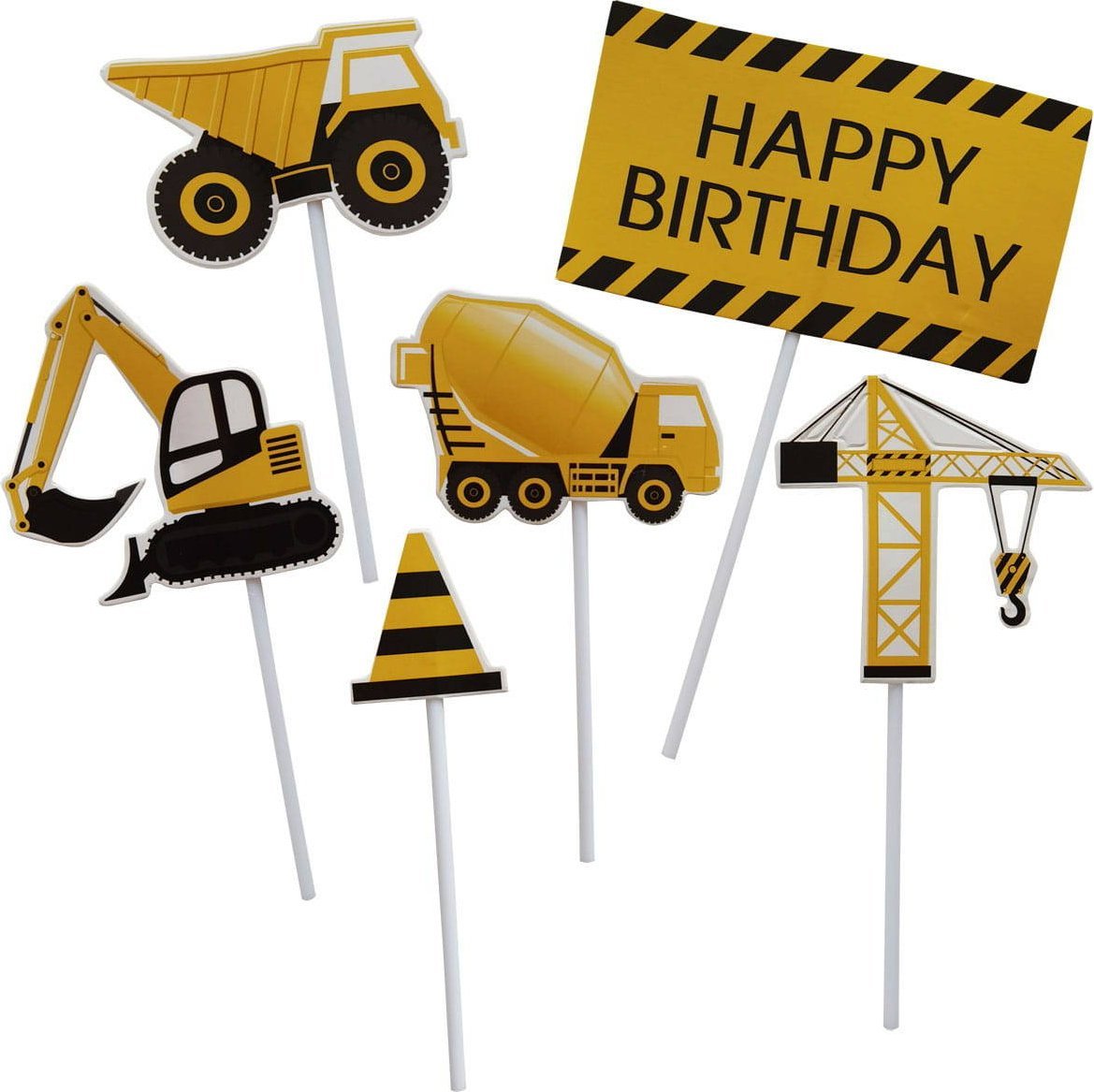 Adikbal Dekoracja tortu - mały budowniczy one size