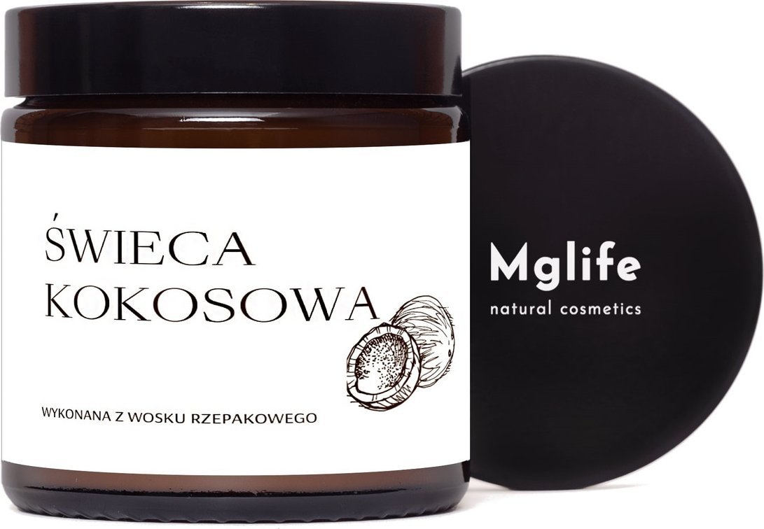 Mglife Świeca rzepakowa kokosowa 120ml