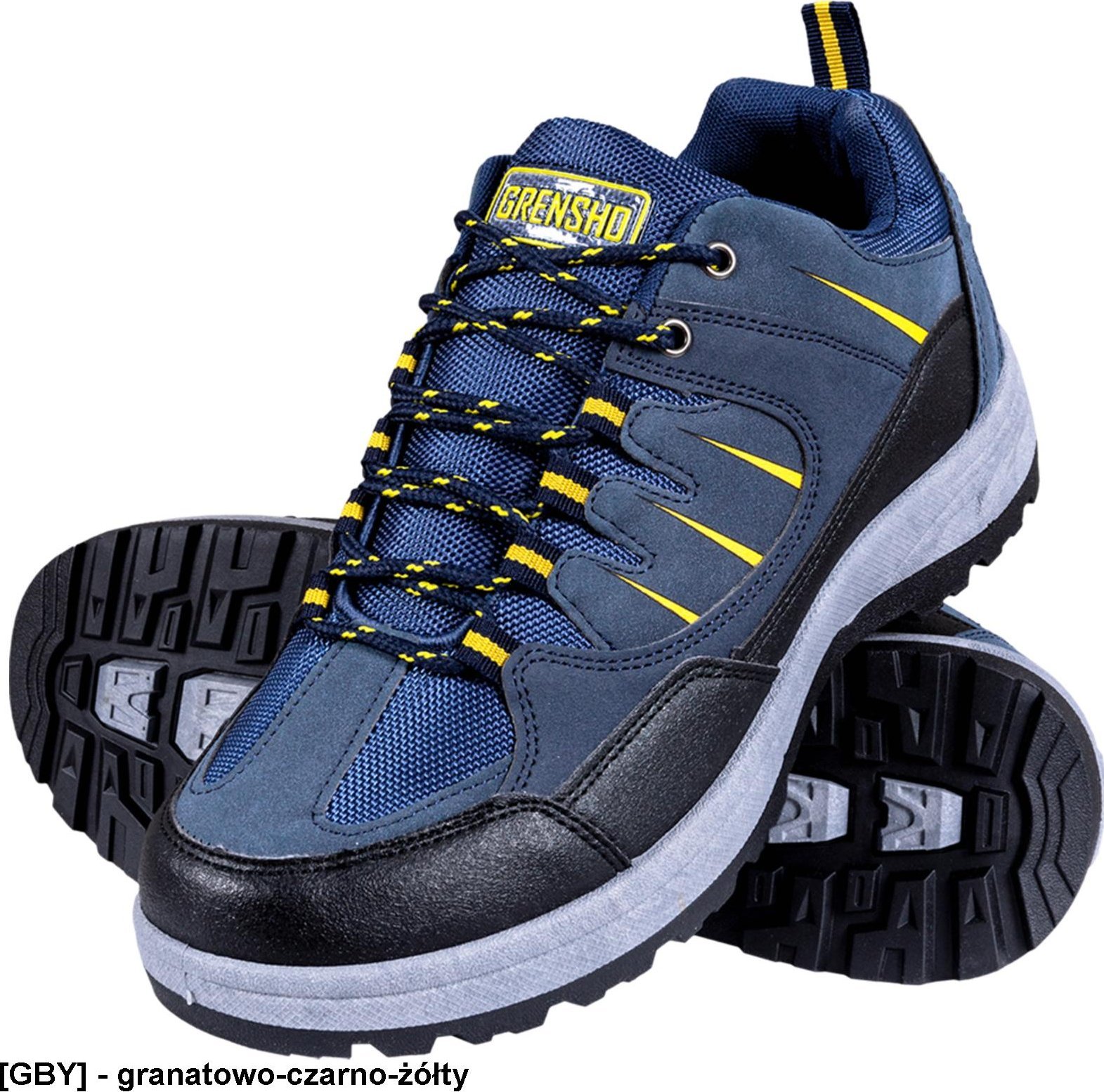 R.E.I.S. BSGRIFT - PÓBUTY SPORTOWE, - granatowo-czarno-żółty 40