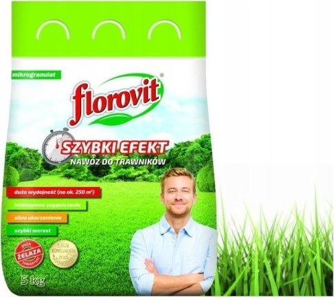 Inco Florovit nawóz do trawników 5 kg mikrogranulat z żelazem