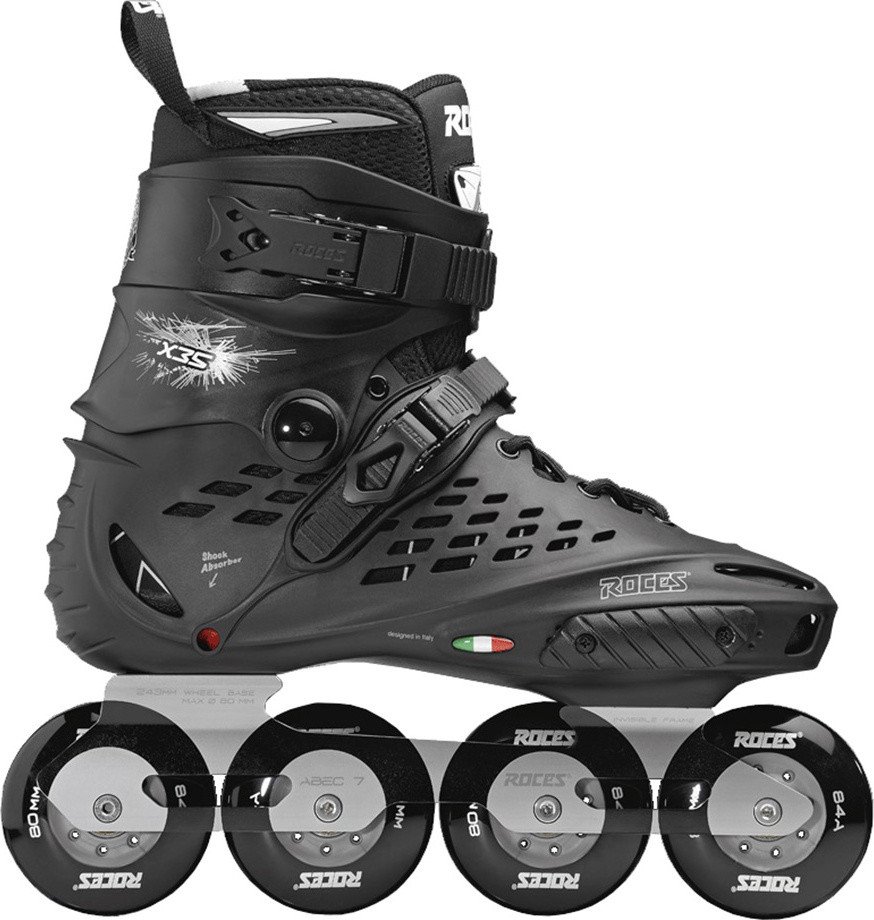 Łyżworolki Roces X35 TIF czarno-srebrne 400849 01 43