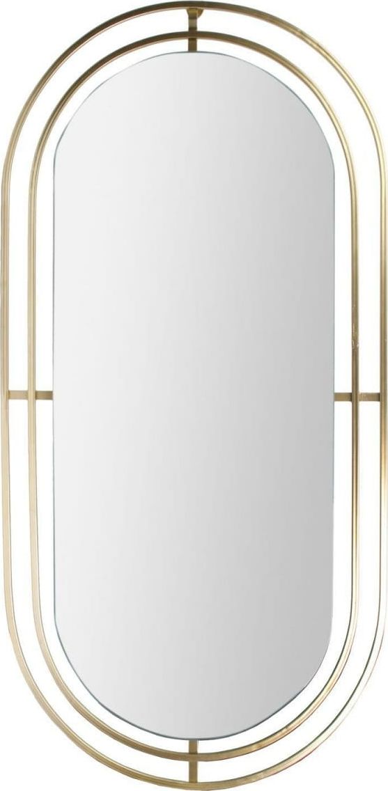 Intesi Lustro Avec złote owalne