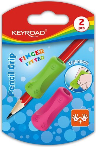 Keyroad GUMKA UNIWERSALNA PENCIL GRIP 2 SZT KEYROAD BLISTER