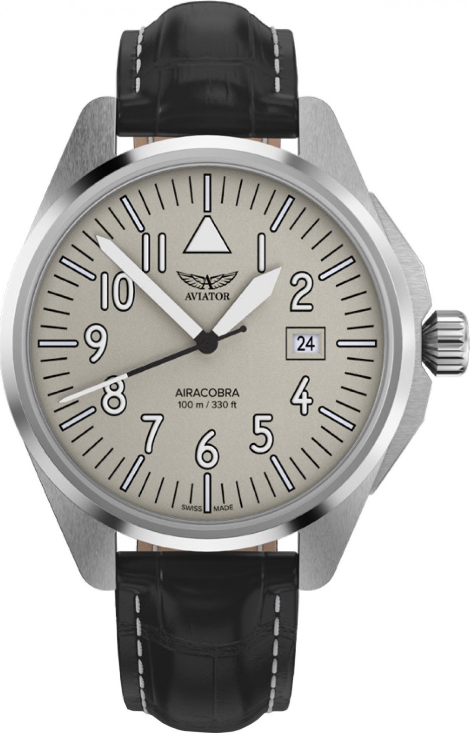 Zegarek Aviator Zegarek męski Aviator V.1.38.0.320.4 czarny