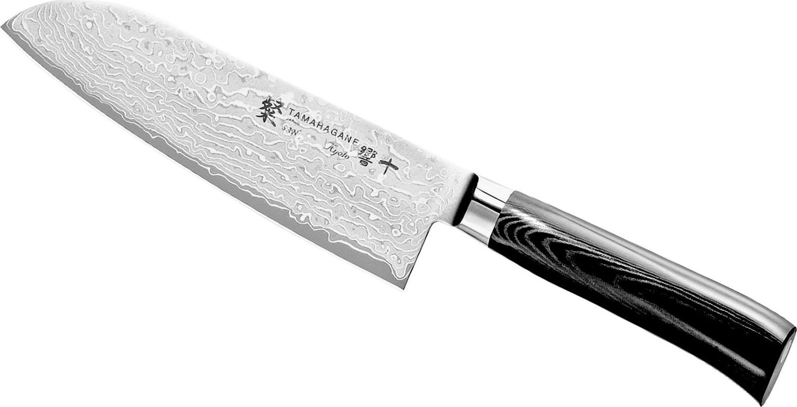 Tamahagene Nóż kuchenny Tamahagane Kyoto Santoku 17,5 cm SNK-1114 uniwersalny