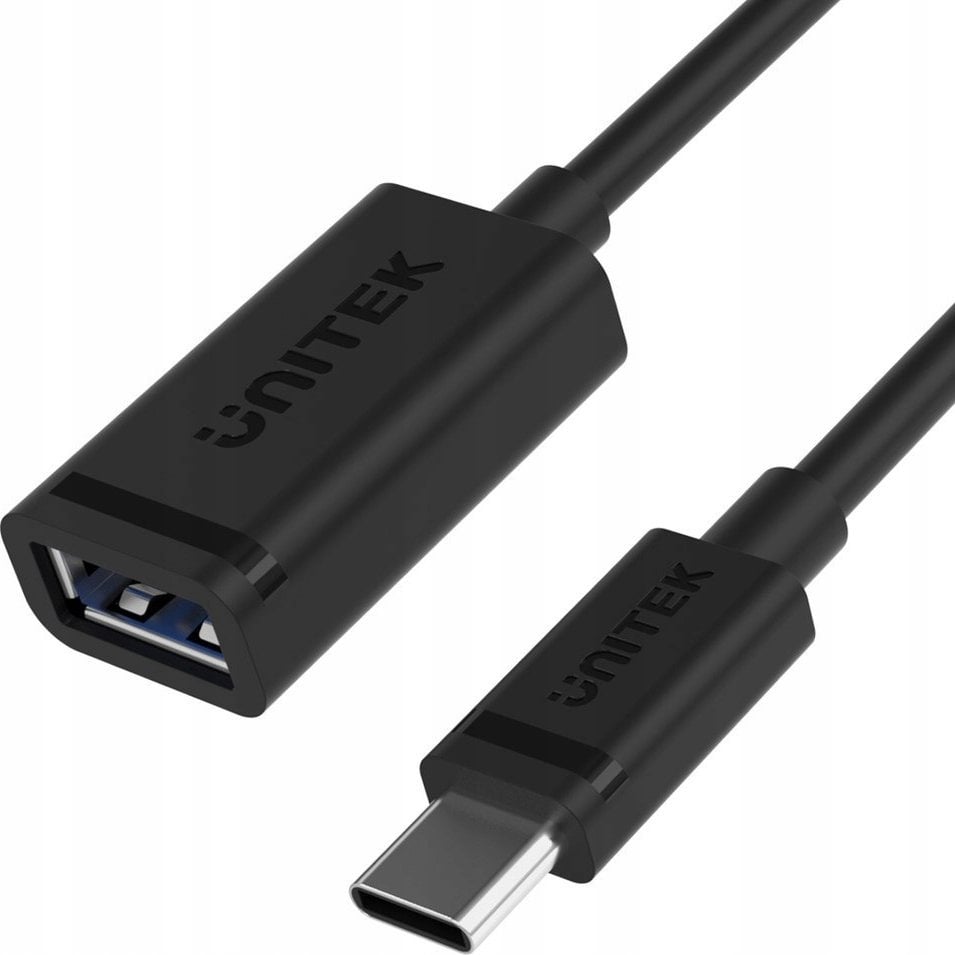 Kabel USB Unitek USB-C - USB-A 1 m Czarny (C476BK-1M)