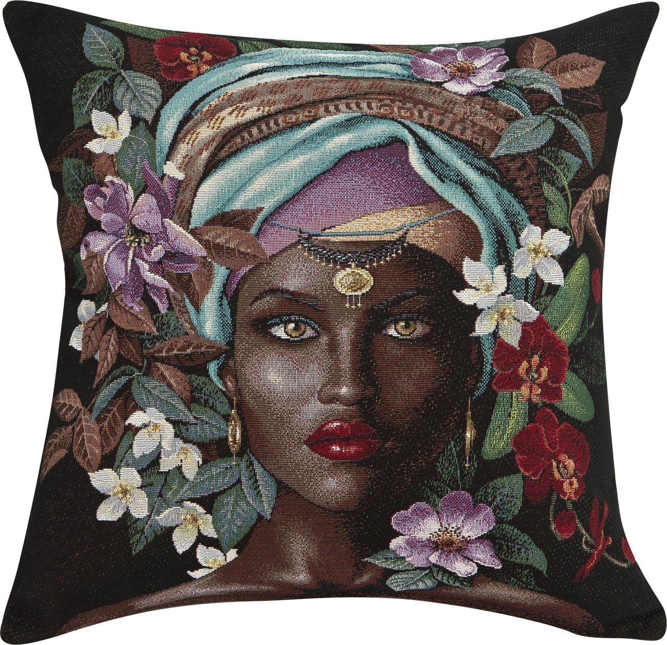 Witek Home Poszewka ozdobna 45x45cm Afrykańska kobieta