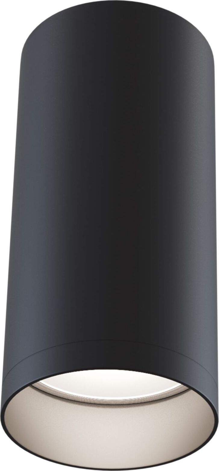 Lampa sufitowa Maytoni Oprawa natynkowa walec czarna Maytoni Alfa C010CL-01B