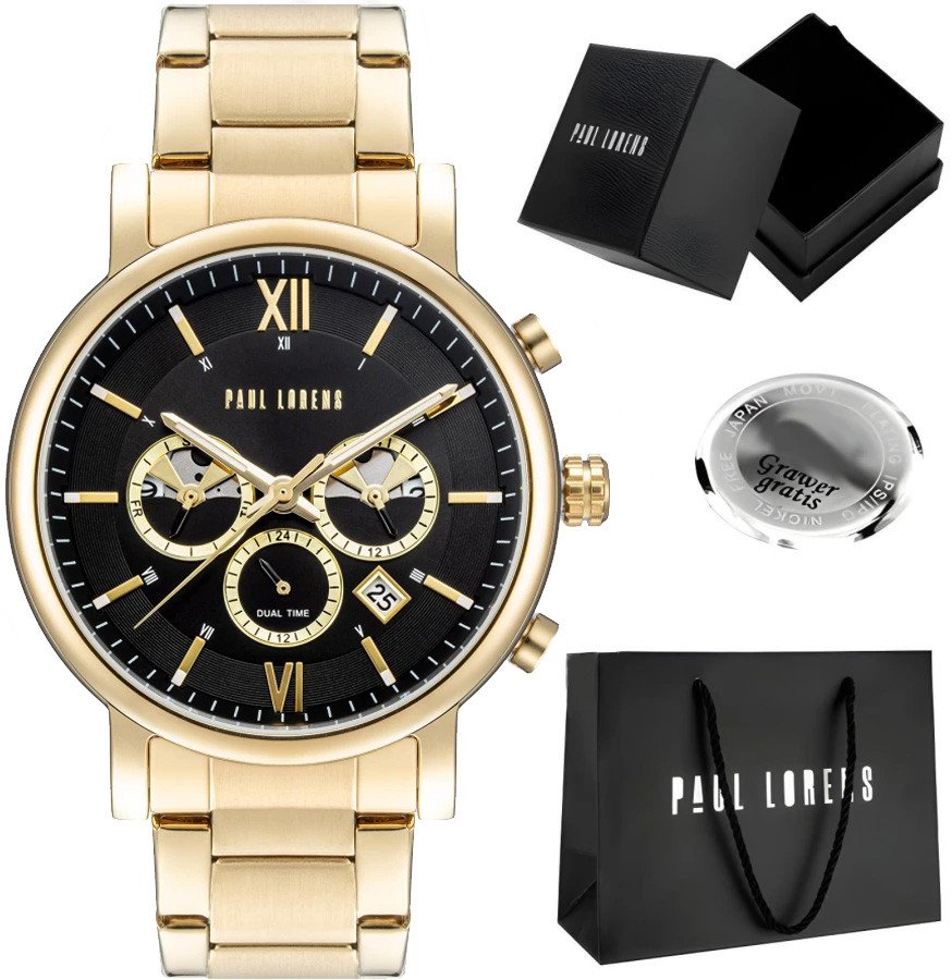 Zegarek męski Paul Lorens MODERO-1D1 Z GRAWEREM