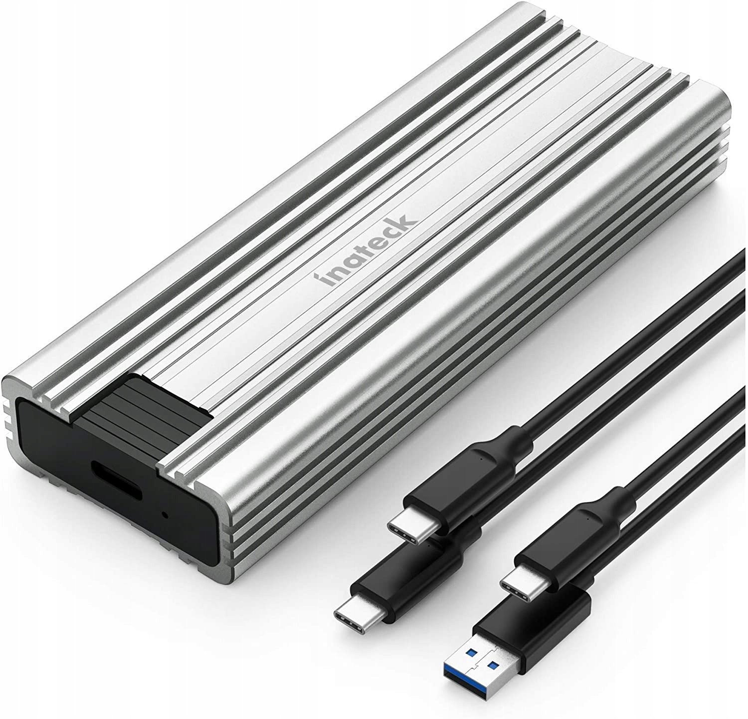 Inateck Festplattengehäuse NVMe M.2 USB 3.2 mit Kühlkissen
