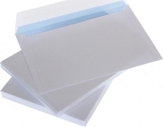 HP Envelopes with stripe C65 114x229 mm ,white 80g , Box 1000 pcs.