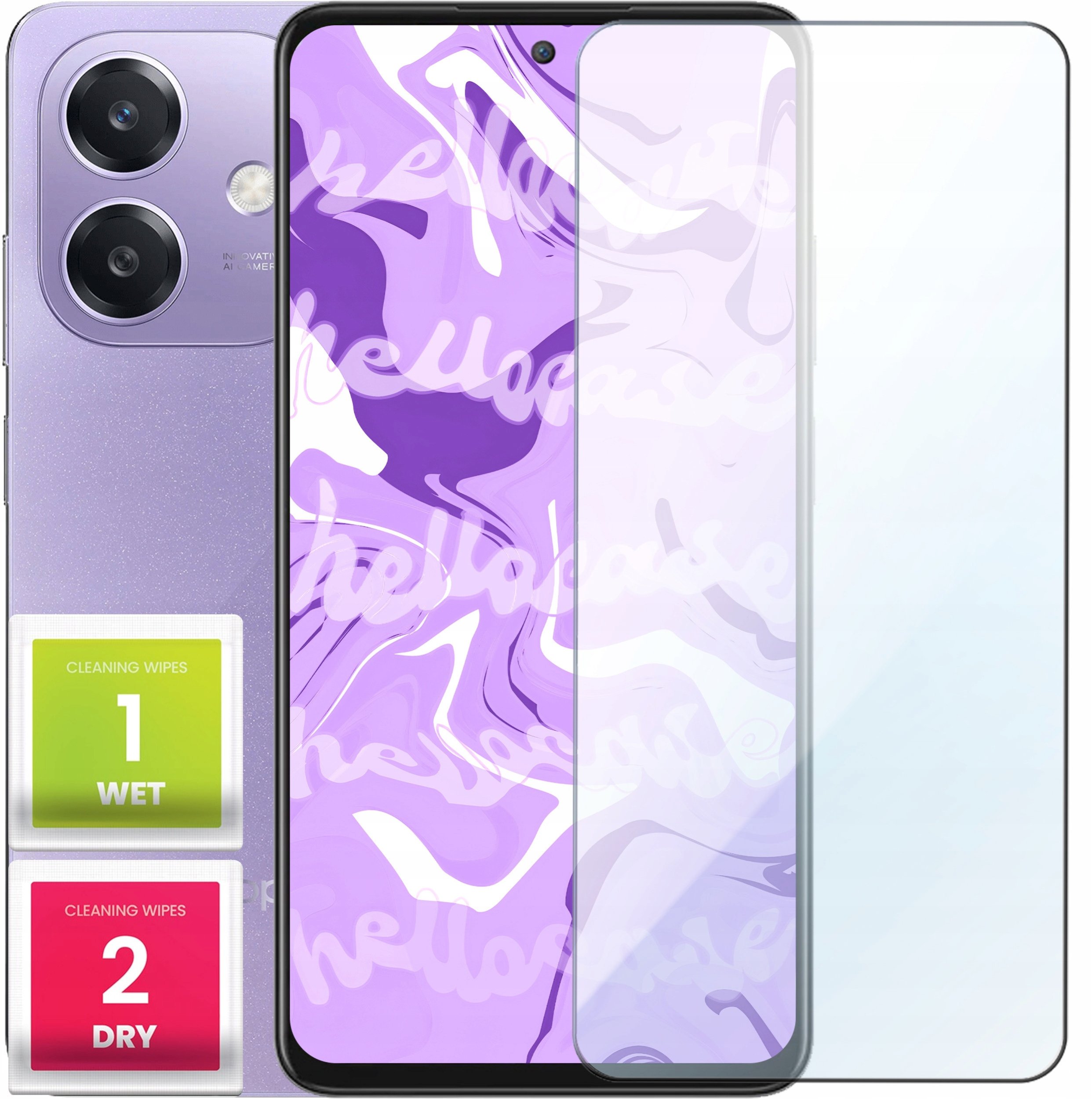 Szkło Hartowane do Oppo A40 4G (szybka 9H, płaskie 2.5D, ochronne)