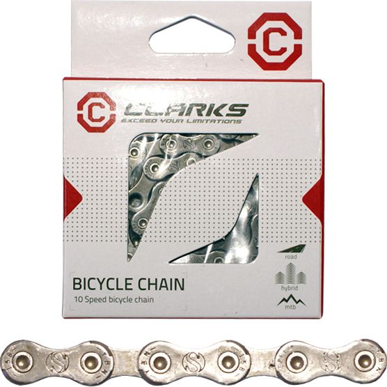 Clarks Łańcuch rowerowy CLARK'S YBN C10 SHIMANO CAMPAGNOLO SRAM (10 Biegów, CP 1/2"x11/128", dł.116 ogniw, szer.5.9mm, spinka do łańcucha) Standard sr