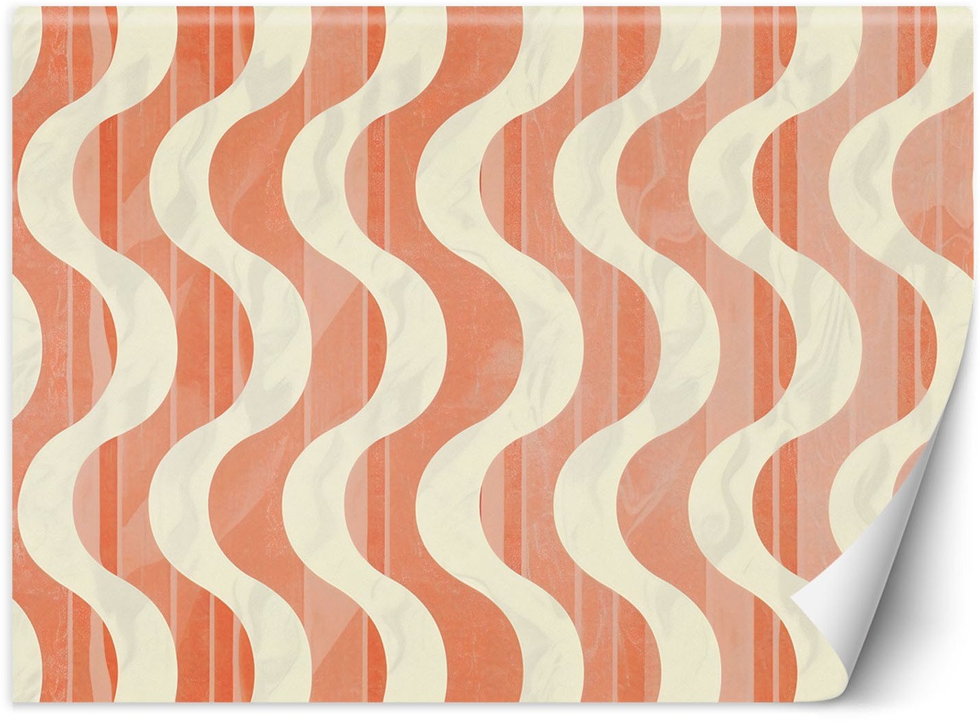 Feeby Fototapeta Falista abstrakcja retro 250x175 medium