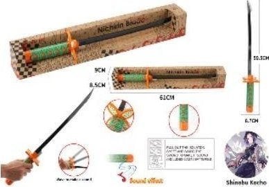 Miecz samurajski zielony